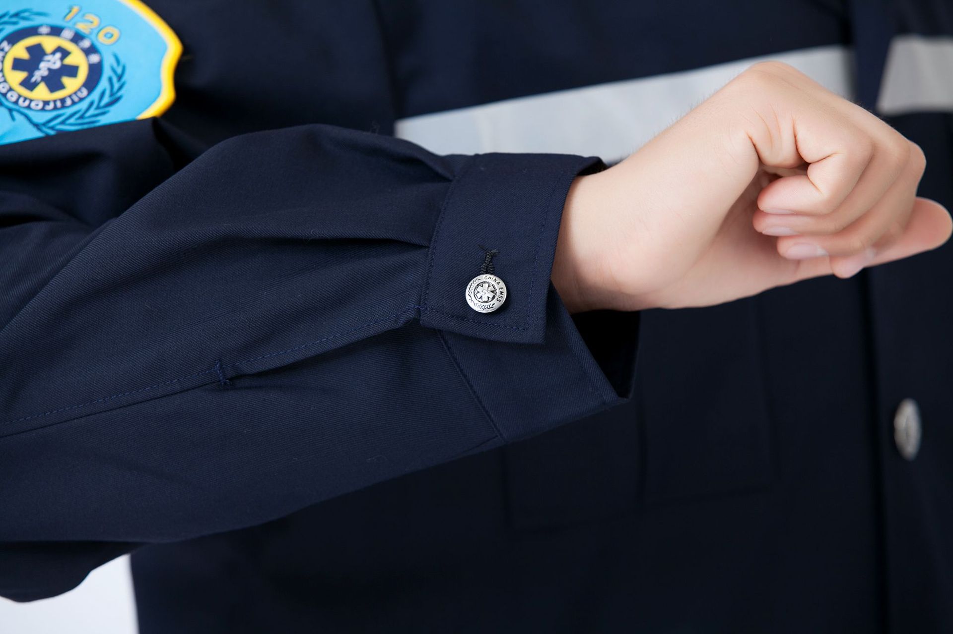 新款120急救服长袖短袖男女分体套装 急诊科中心工作服出诊服包邮