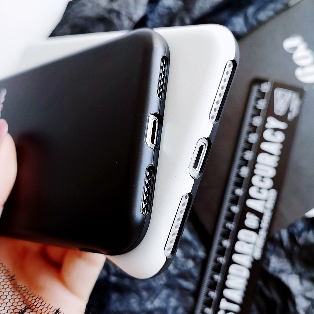 冠军小猪佩奇imd软壳苹果x手机壳i7/8plus创意全包防摔6s男女款潮