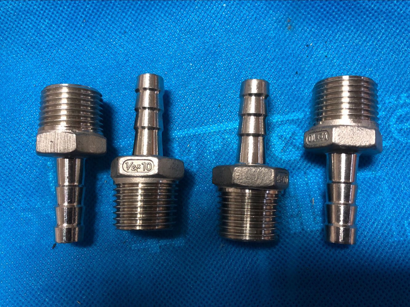 不锈钢304宝塔外丝接头皮管不锈钢水管接头皮管接头3分zg388mm