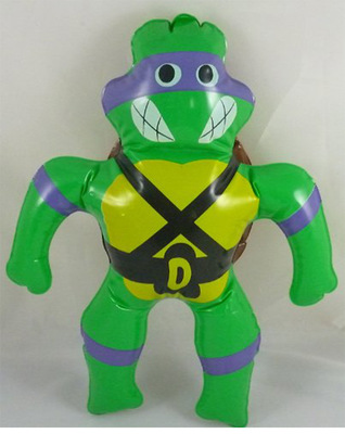 厂家直销过6p环保pvc充气机器人