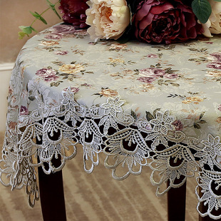 蕾丝绣花桌布