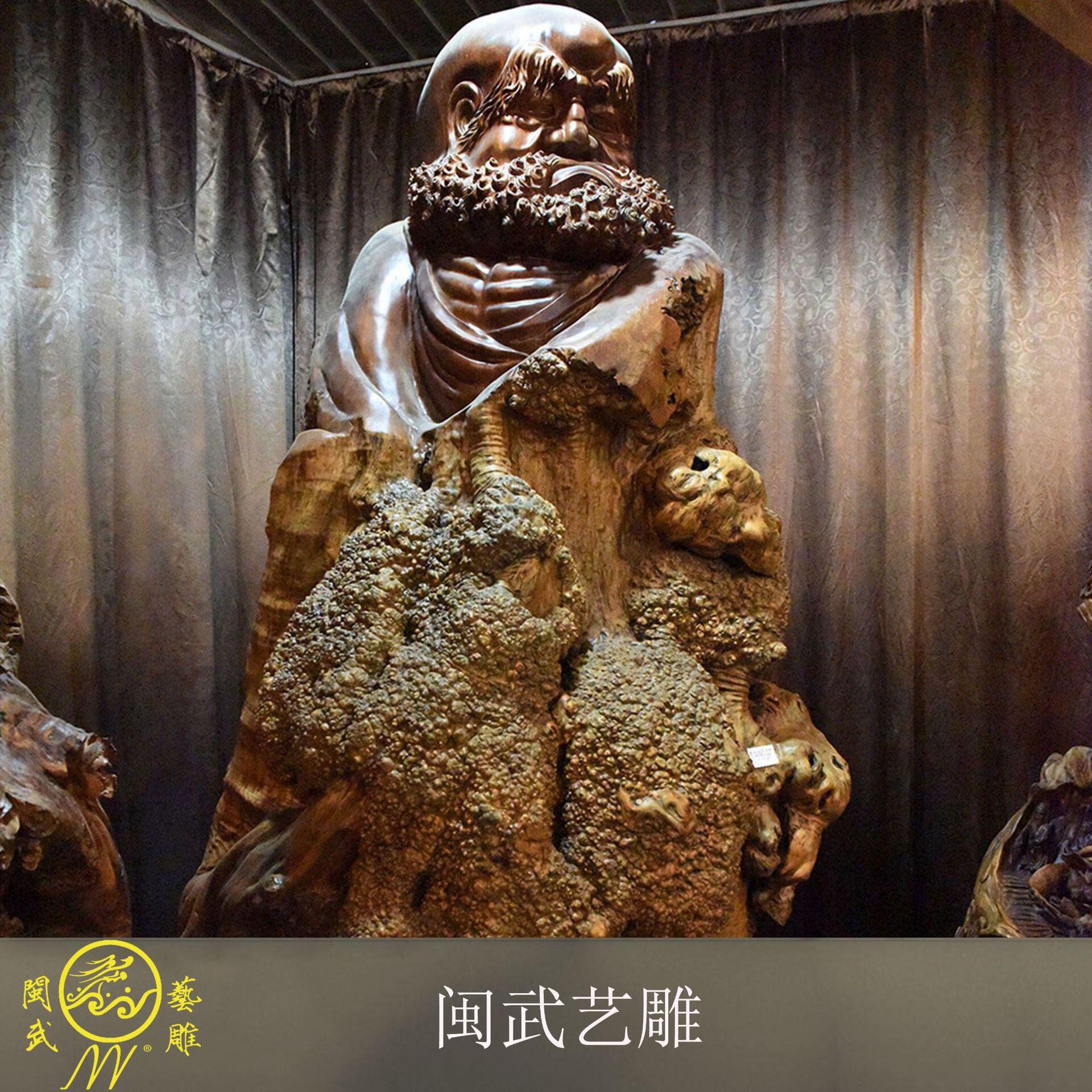 梨木 达摩 根雕木雕纯手工工艺品家具酒店会所摆件闽侯厂家直销