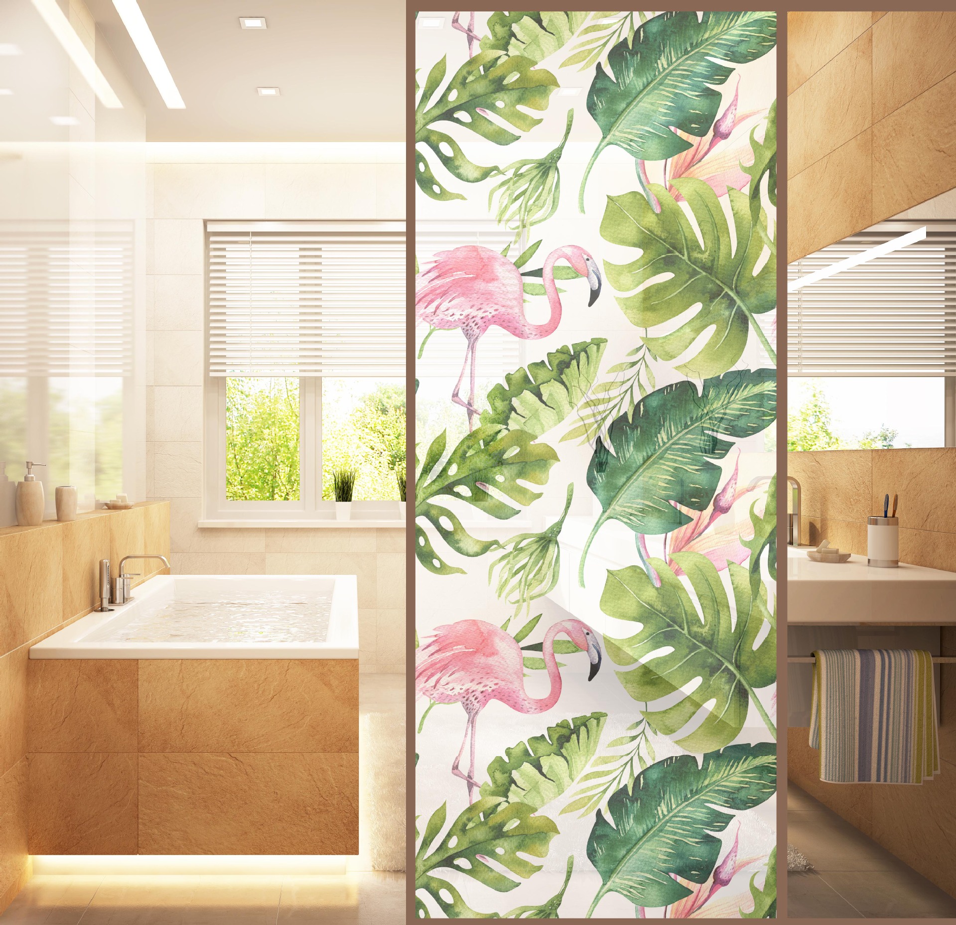 3d防刮无胶静电隐私玻璃贴遮光贴卫生间浴室玻璃门贴纸120cm*58cm