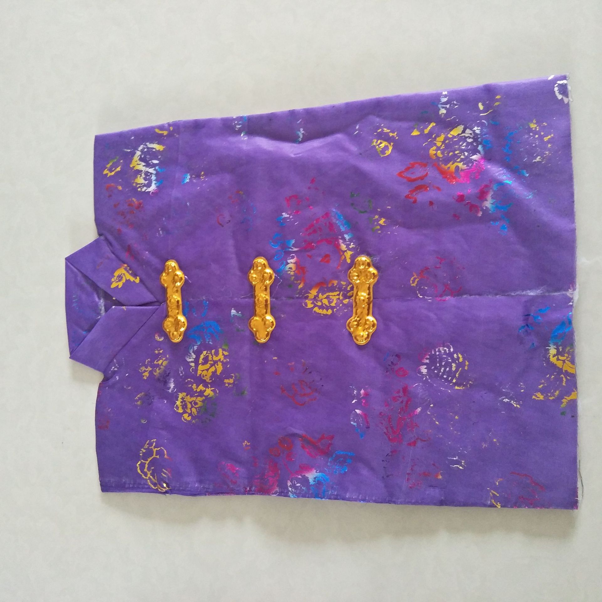 加棉布衣服 寒衣纸衣服 殡葬祭祀清明纸品特种纸长衣女装佛教纸品