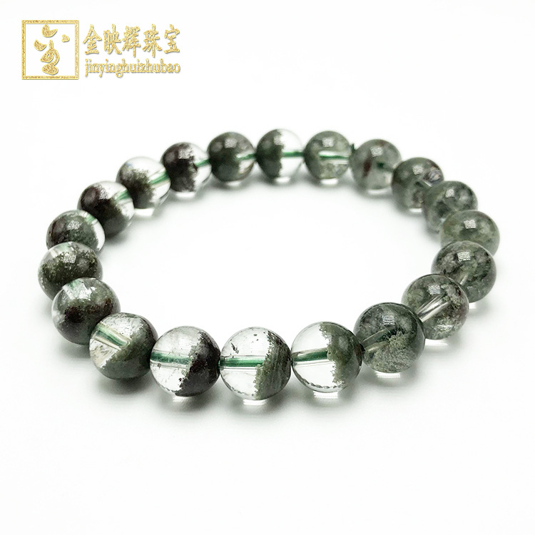 factory wholesale green phantom quartz cornucopia bracelet natural brazil green phantom quartz cornucopia bracelets for men and women