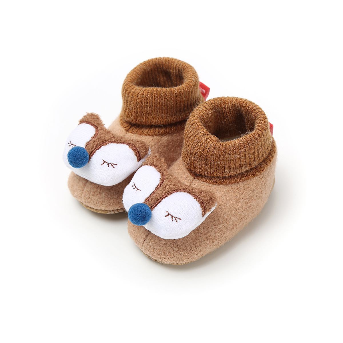 冬款卡通加绒保暖婴儿鞋 保暖鞋棉鞋宝宝鞋学步鞋不掉鞋