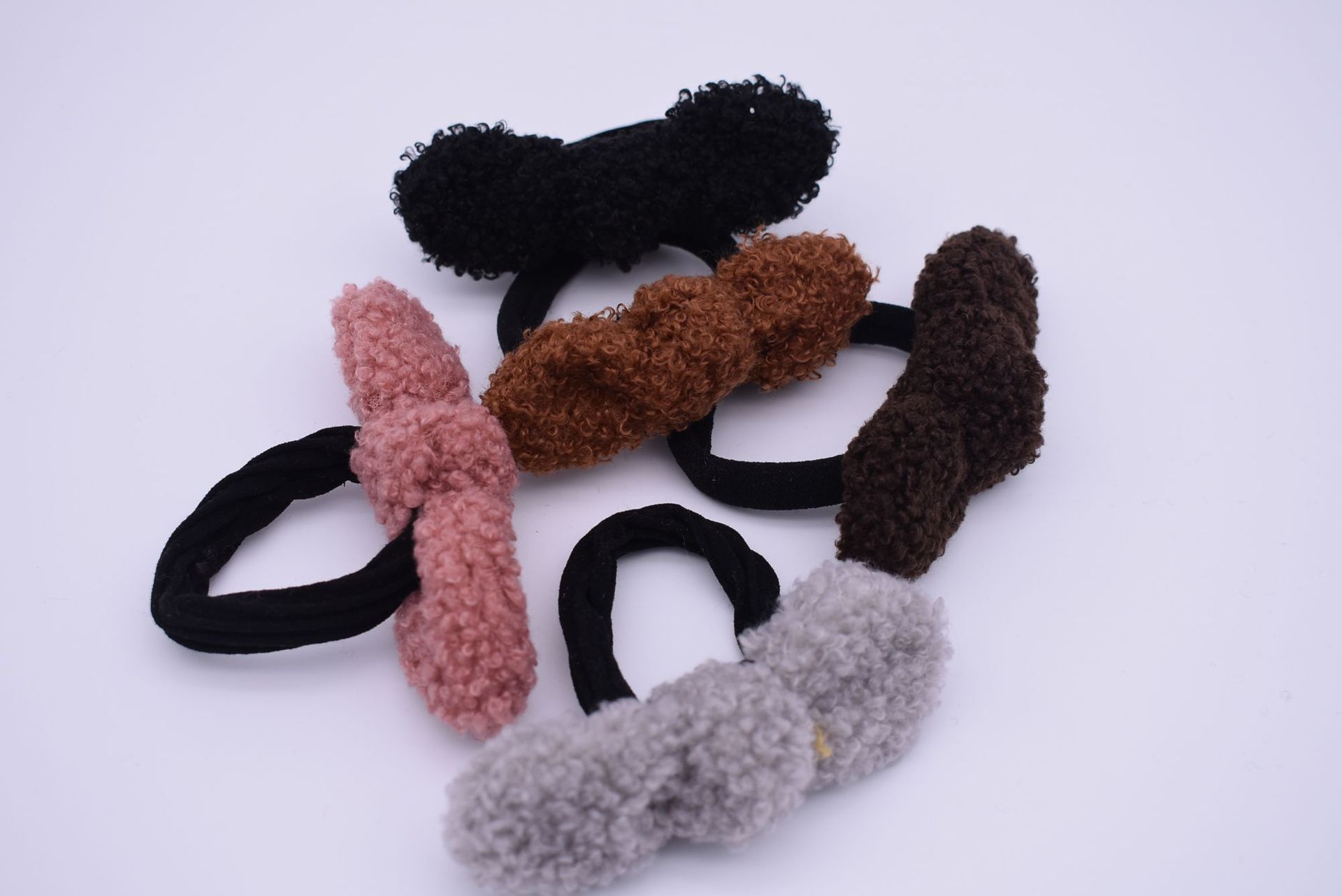 新款发圈皮筋毛绒布毛巾布头饰饰品厂家可来样定做