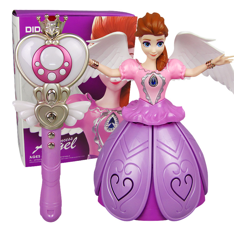 New Didai Infrared Remote Control Girl Dancing Princess Light Music Dancing Doll Cross-Border Hot Sale Toy