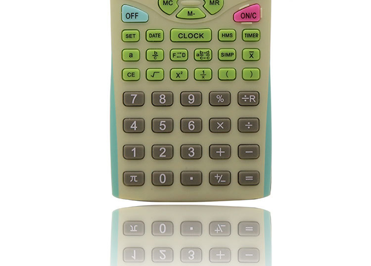 ym-127育铭正品小学生计算器数学硅胶按键计算机厂家批发