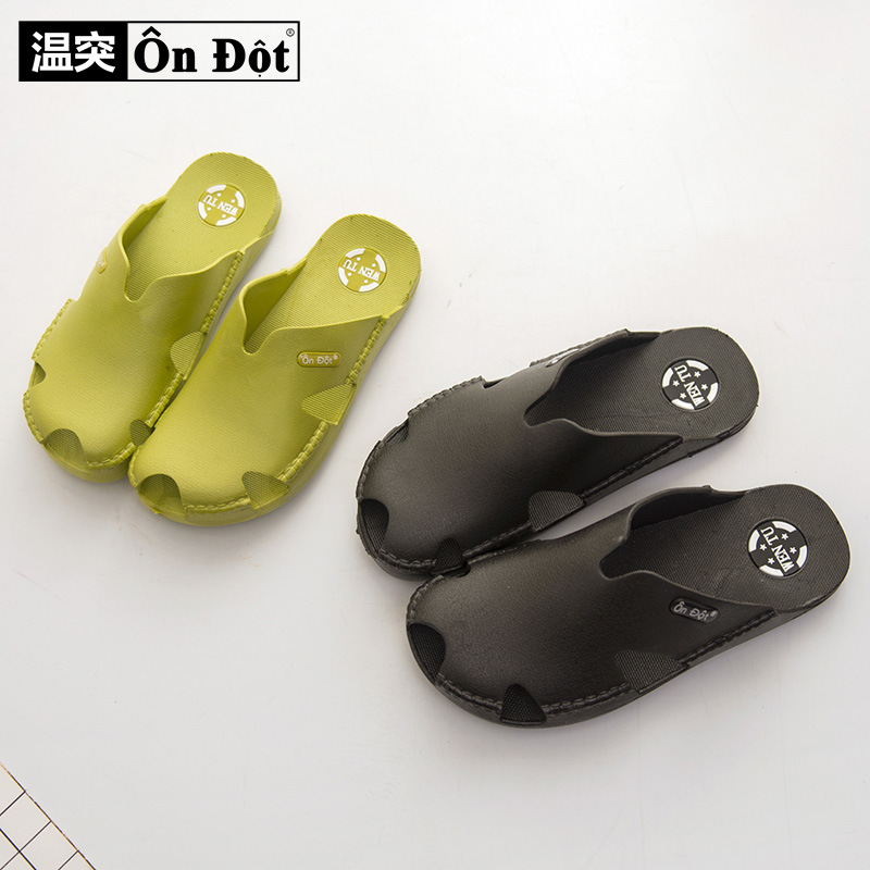Genuine Vietnam on Dot Summer Home Couple Hole Shoes Men's Outdoor Pump Beach Shoes Non-Slip Women's Slippers