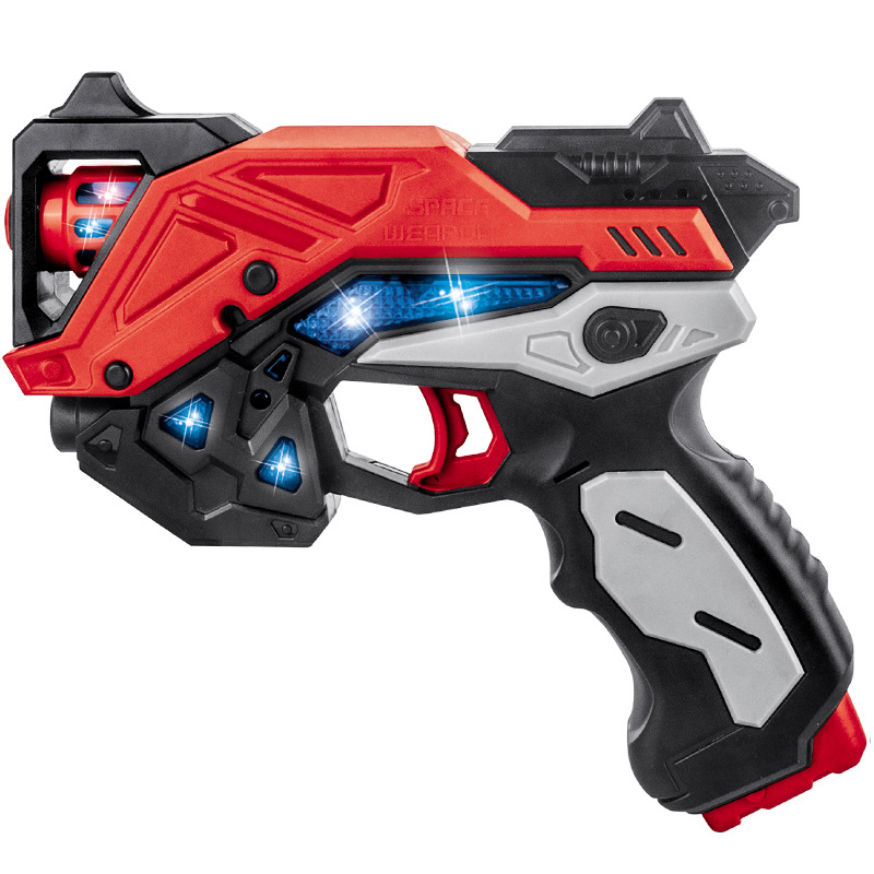 厂家直销 贤凯太空枪 电动手枪语音灯光电动枪 八音枪 儿童玩具枪