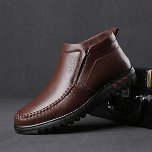 冬季男士皮鞋棉靴