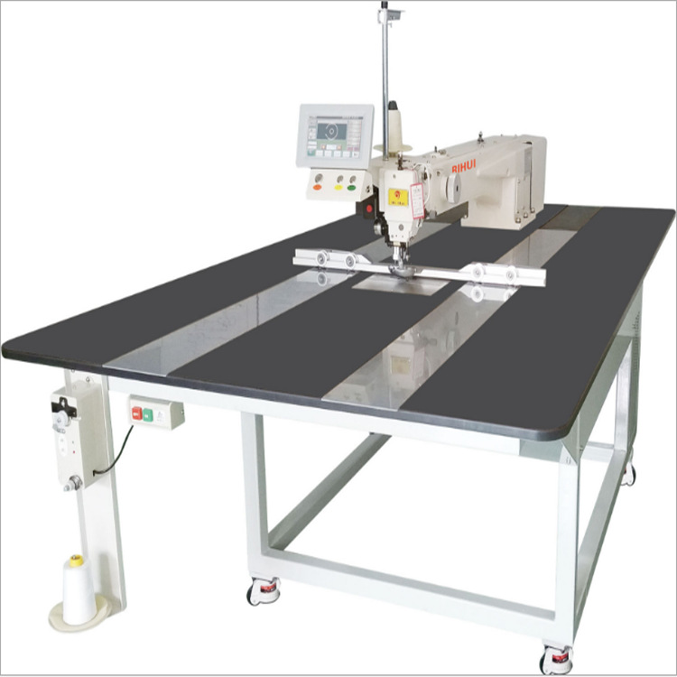 bywo工厂批发全自动模板机羽绒服长臂模板工业缝纫机服装缝纫机