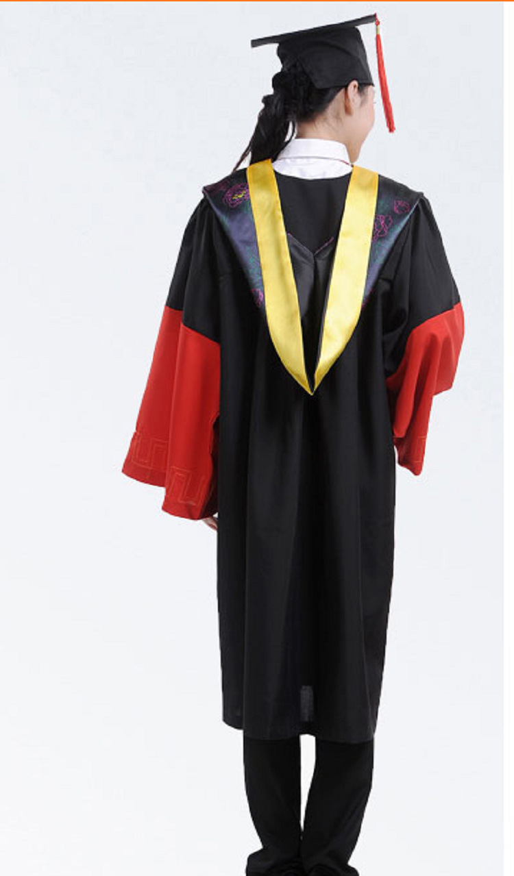 新款毕业服 国内款大学学位博士服 毕业袍套装 厂家批发直销