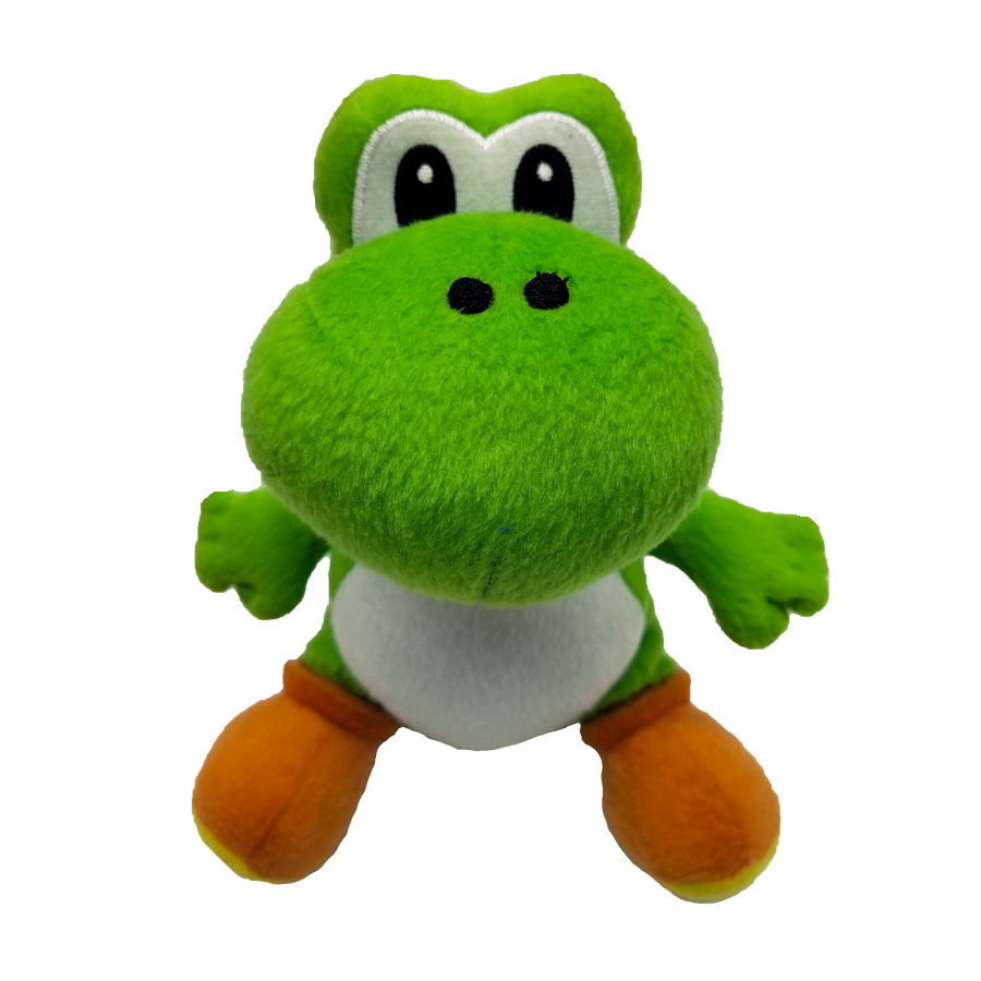 新款动漫周边超级玛丽奥耀西绿色恐龙毛绒公仔儿童礼物毛绒玩具