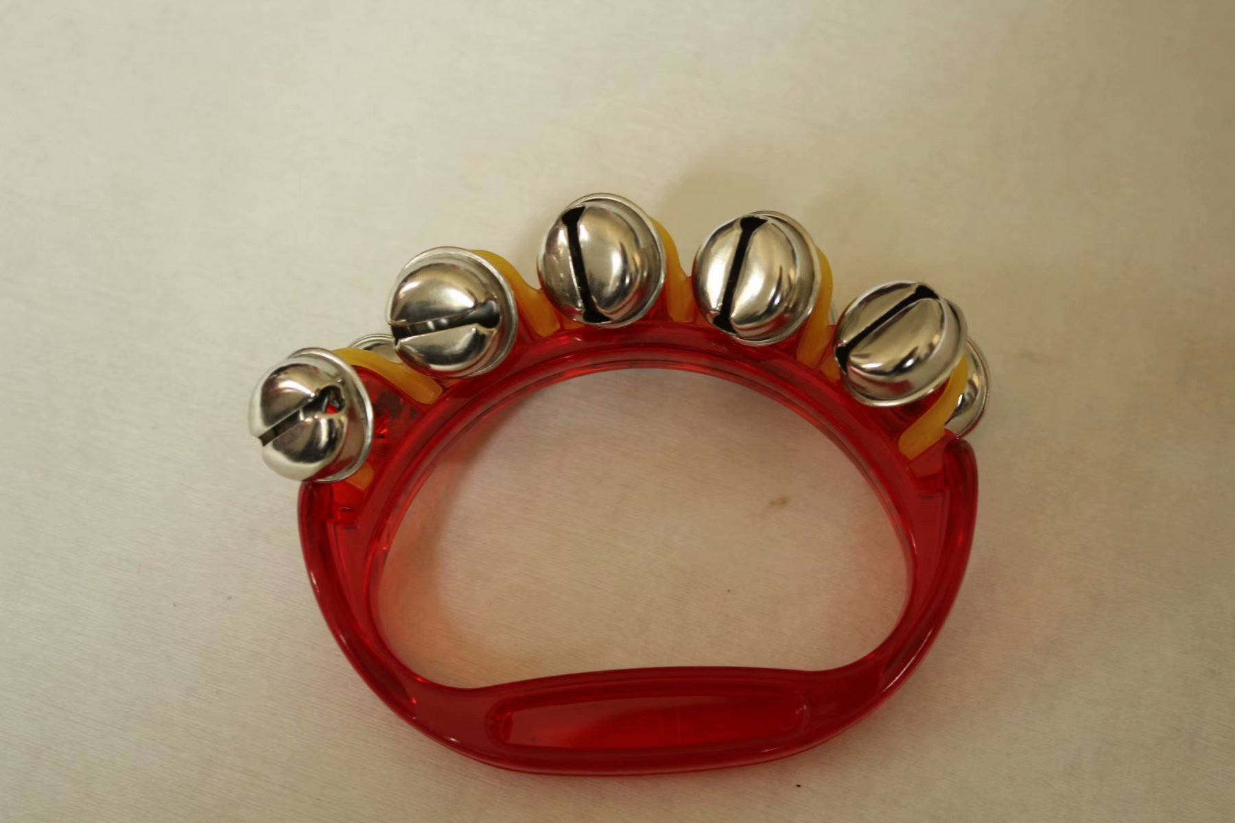 定制批发透明制品透明串铃定制奥尔夫儿童打击乐器 透明手串铃