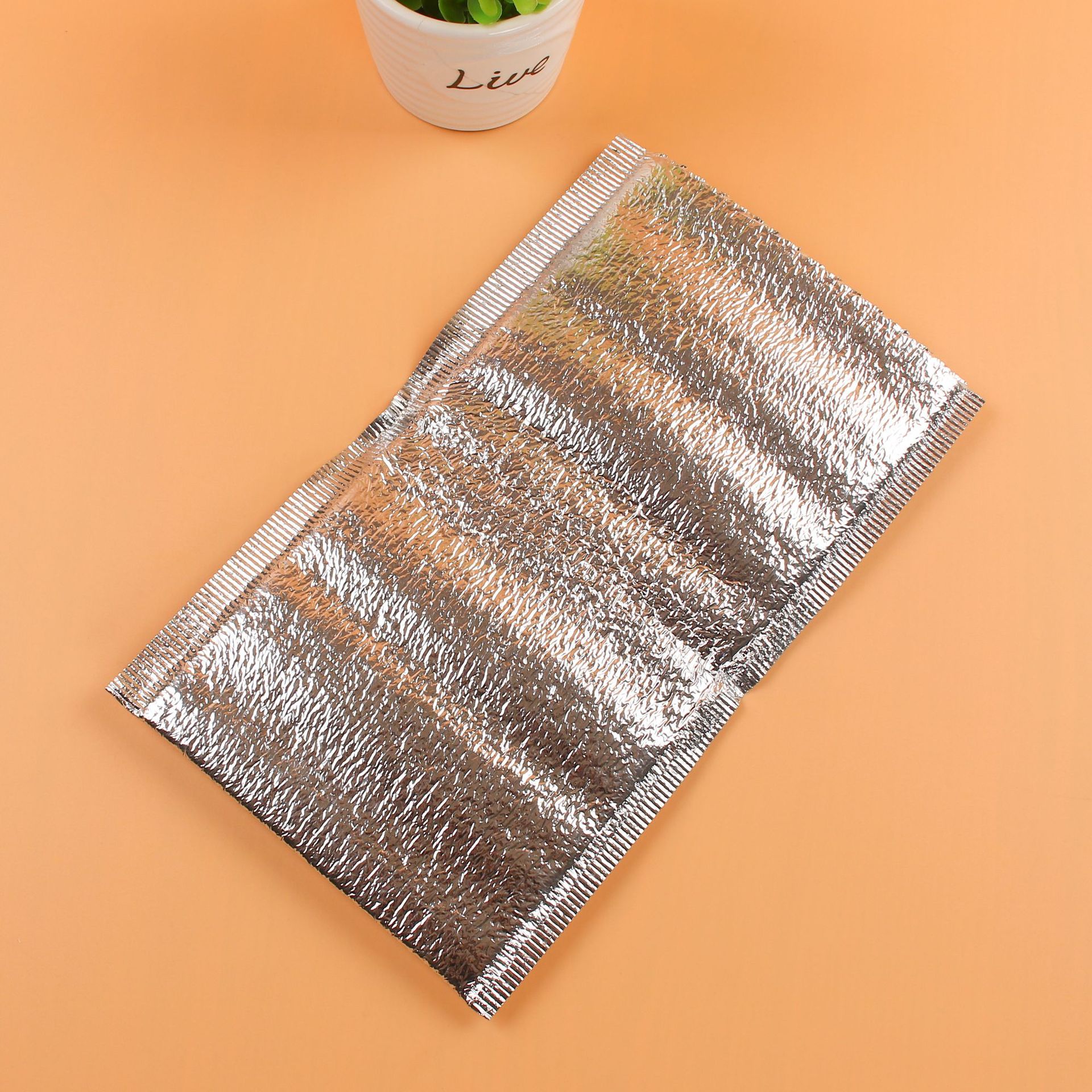 一次性保温袋铝膜冰袋定制食品水果外卖螃蟹大闸蟹冷藏铝箔保鲜袋