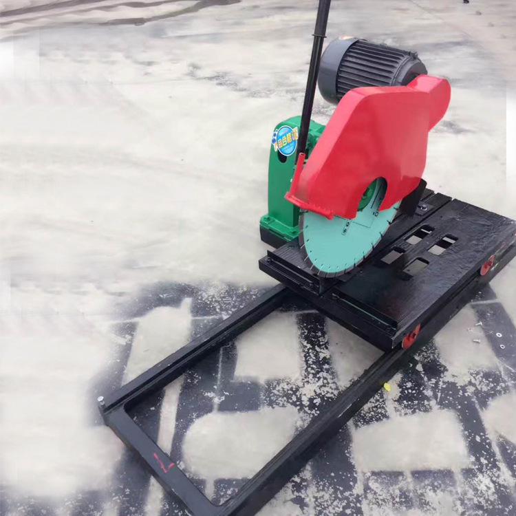 大型石材切割机滑道式石材切割机45度斜角石材切割机厂家