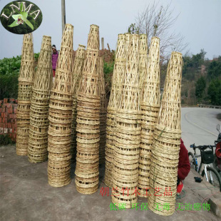 批发定做95cm开业花篮架 鲜花架竹编花篮婚庆典礼花篮民间工艺品
