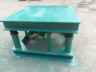 振动平台 /振捣台 袋装面粉震实台 面粉振实台 橡胶减震三维振动