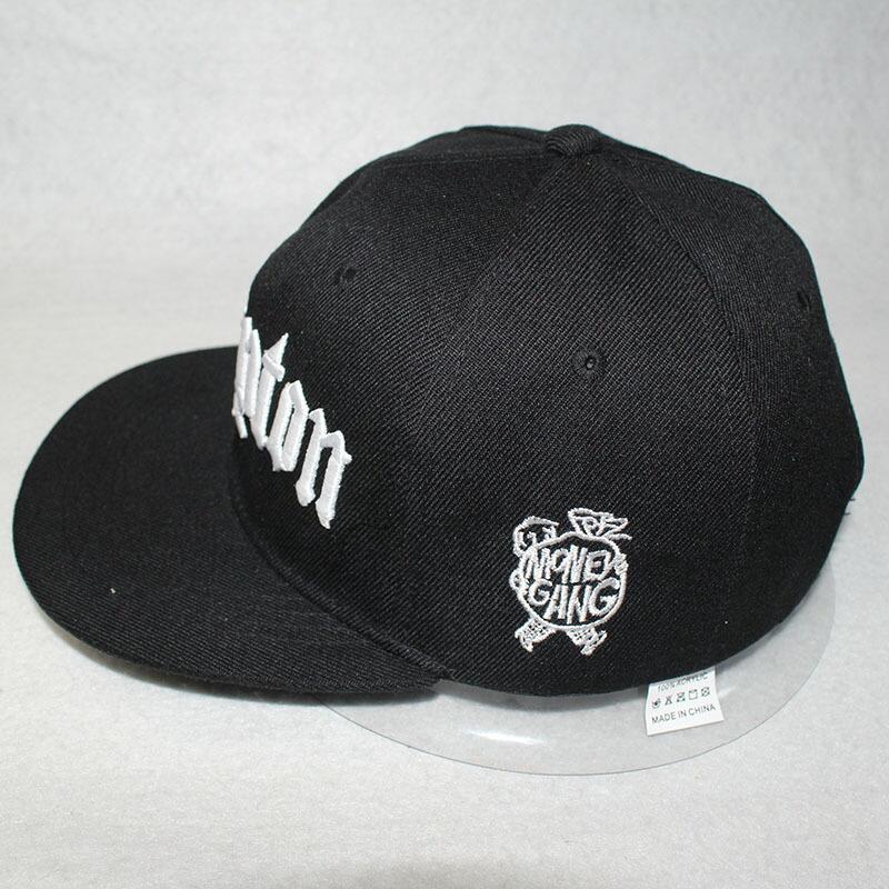 compton迷彩帽子刺绣棒球帽韩版平沿平板帽街舞黑白嘻哈帽男女