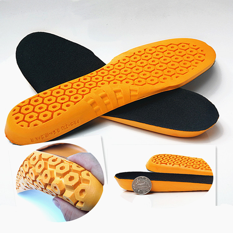 大黄靴10061减震抗疲劳男皮鞋垫工装靴运动垫踢不乱乳胶缓冲女子