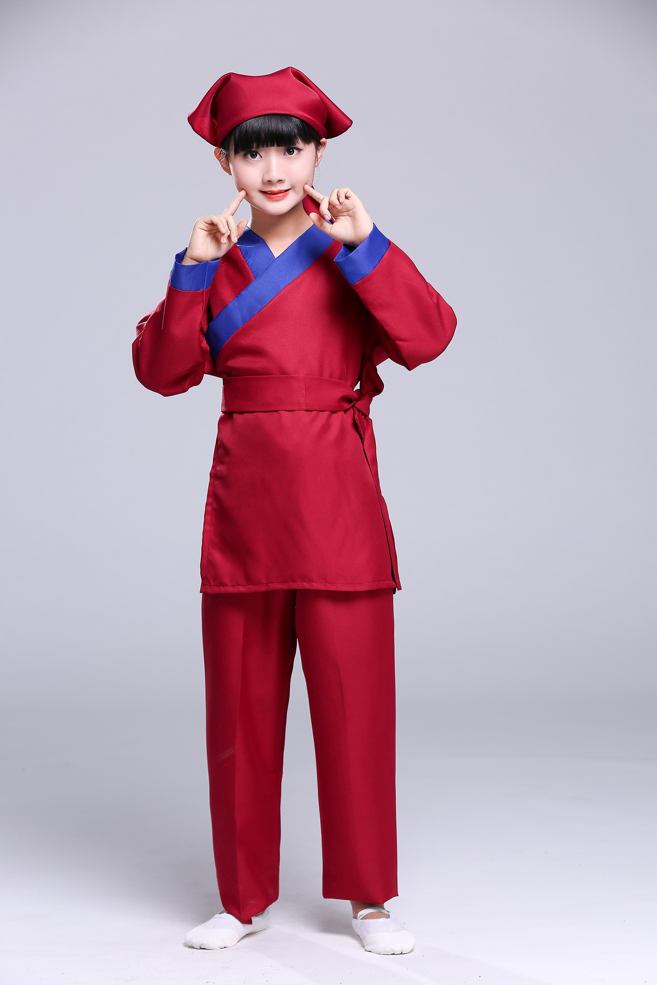 古装汉服古代家丁小二演出服店小二服装茶馆酒店工作套装男女表演