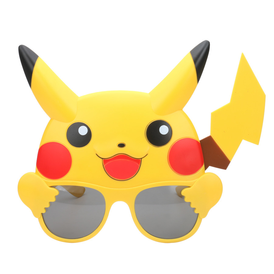 创意皮卡丘搞怪眼镜神奇宝贝手办礼物口袋妖怪拍照摆件派对用品-阿里