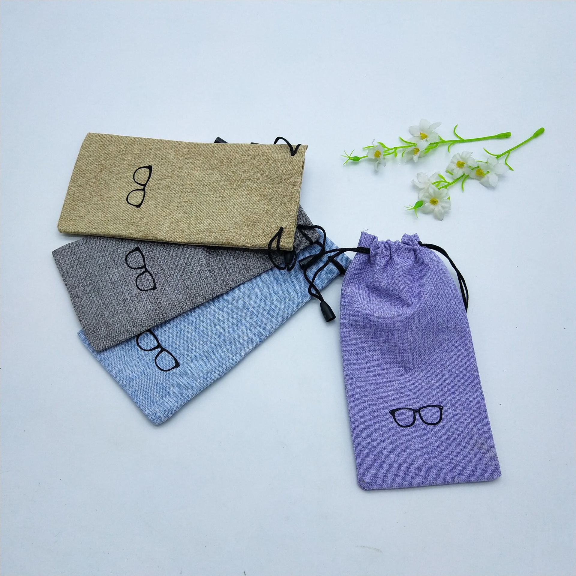 源头厂家眼镜袋 各种眼镜防尘袋 可定制眼镜包装袋 手机袋