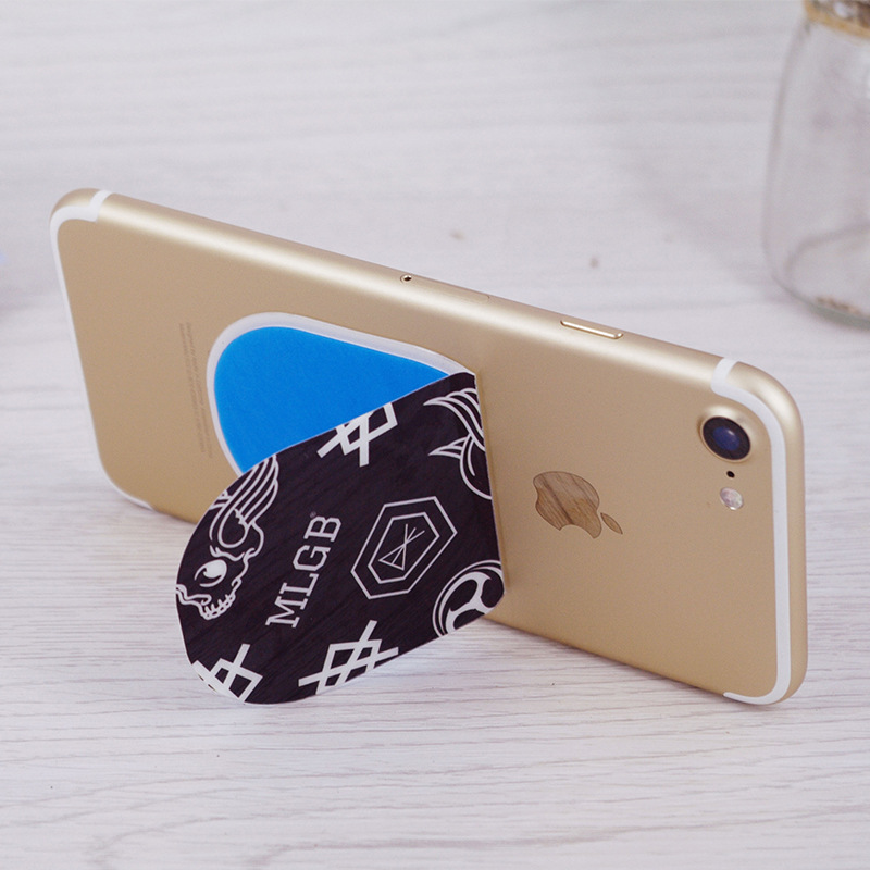 纳米魔幻硅胶手机贴支架背胶魔术贴 车载百变手机导航支架随意帖