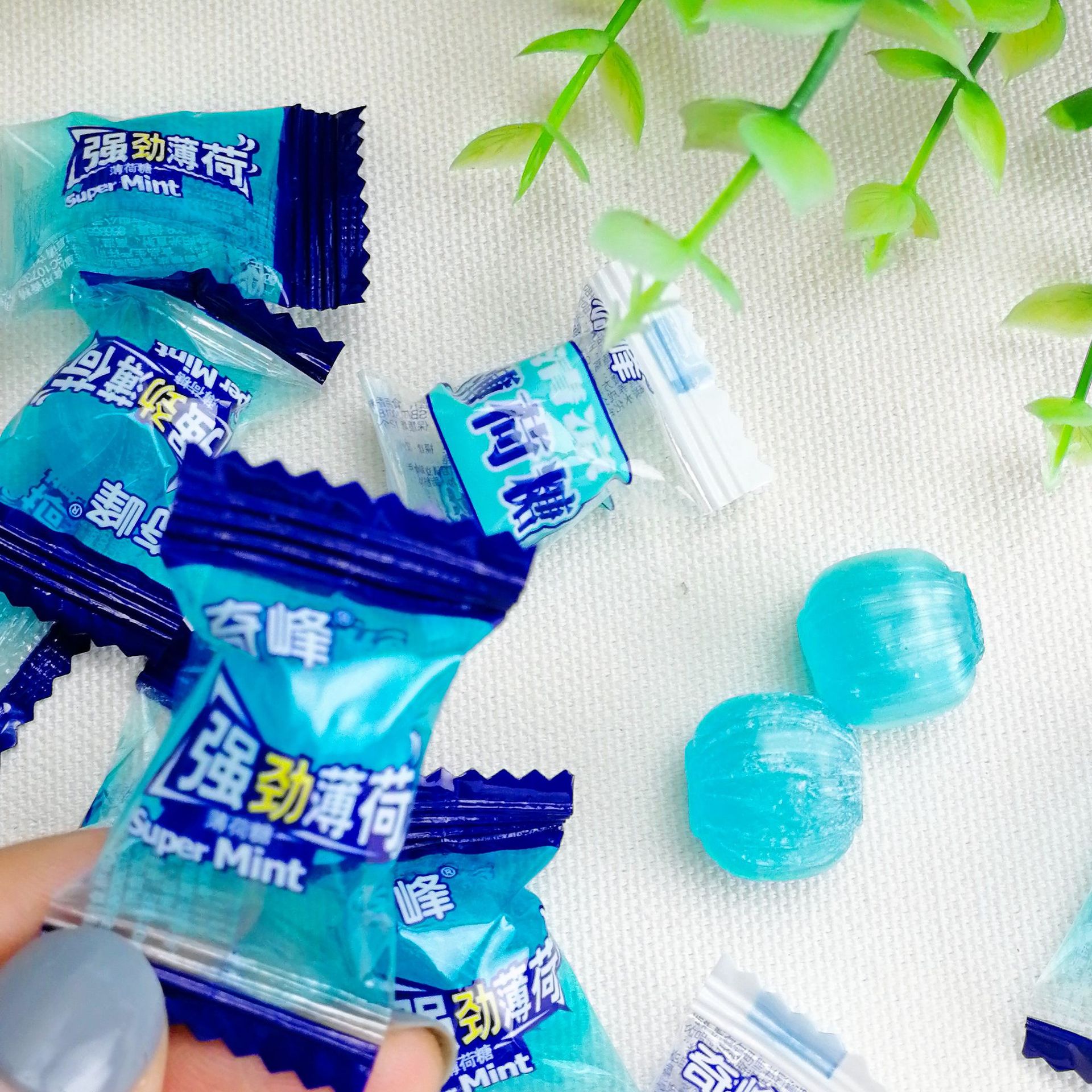 奇峰 清凉薄荷糖 强劲薄荷糖 散称独立小包装 单包5斤价