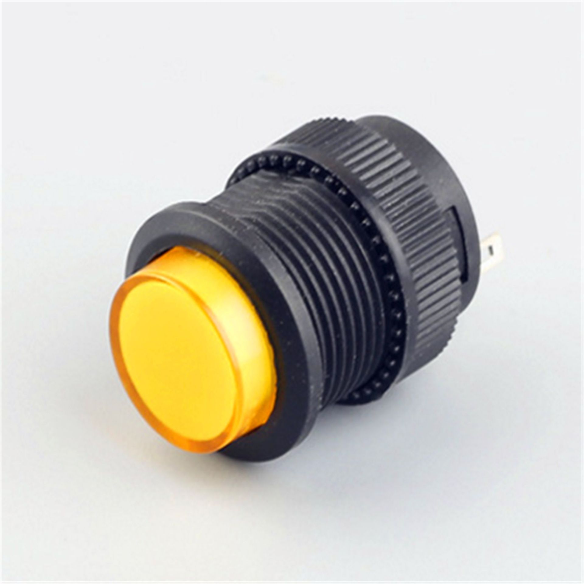 pbs-33b小型圆形按钮开关 12mm自复位电源点动按钮开关防水无锁