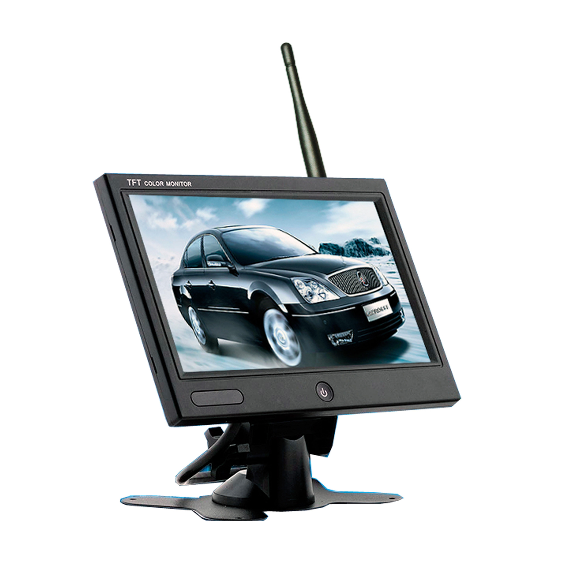 大车2.4g无线后视系统 无线倒车后视摄像头 无线倒车后视显示器