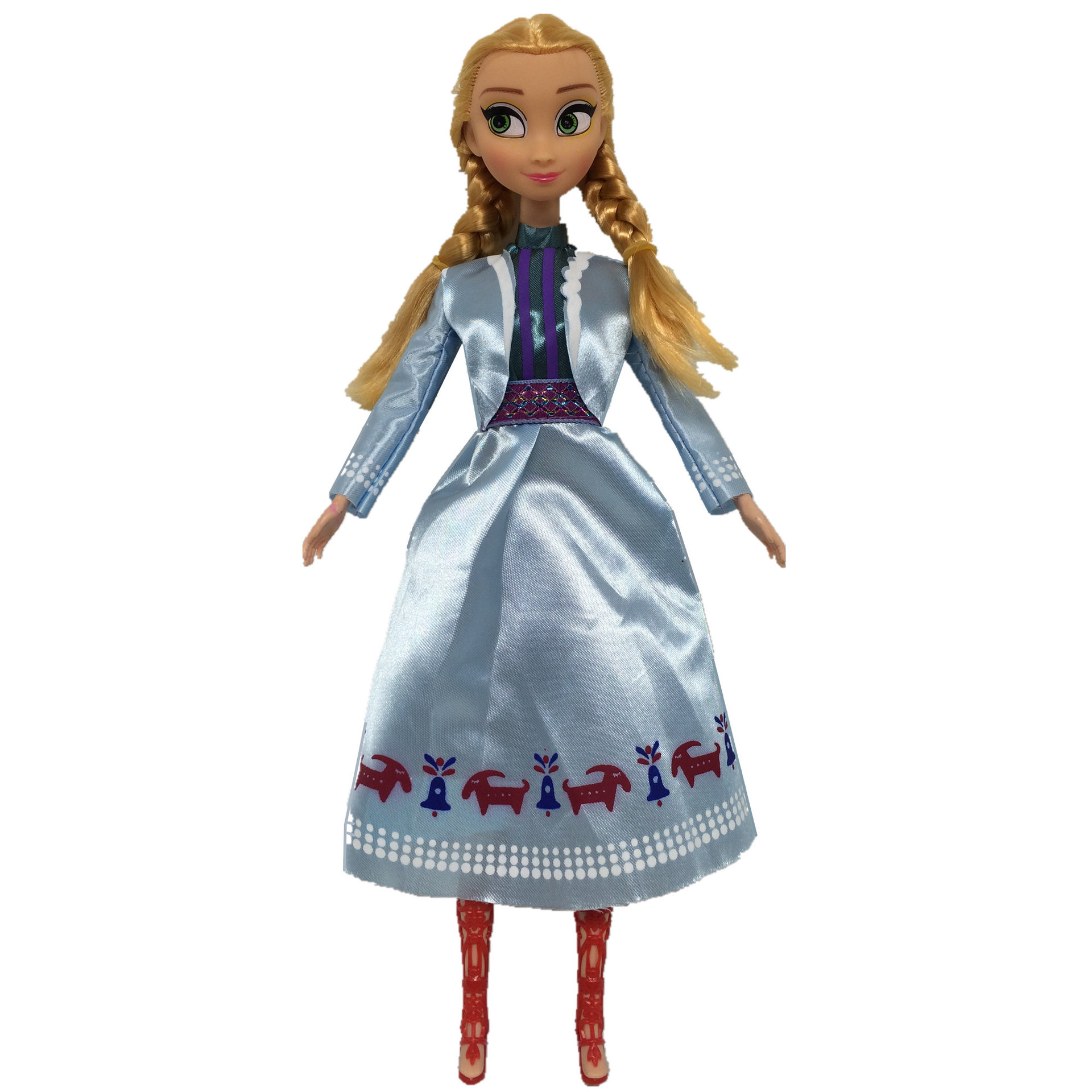 30厘米第三代冰雪奇缘皇后姐妹安娜爱莎雪花服装迪尼儿童玩具衣