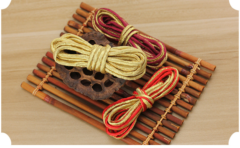 盘扣扣子材料布条复古中国风女中式双色圆形绳子唐装旗袍纽扣辅料