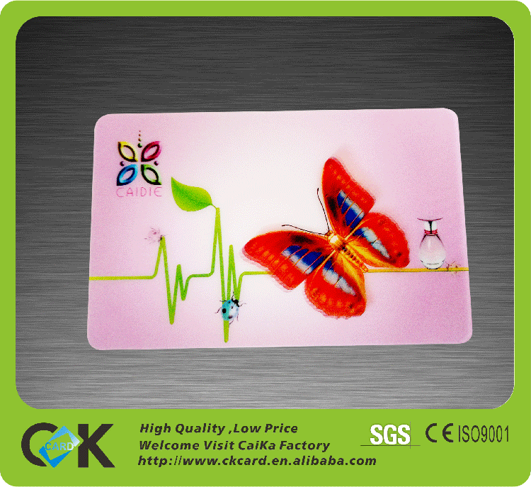 厂家制作3d光栅名片光栅立体画卡片创意景区宣传卡片3d变幻卡片