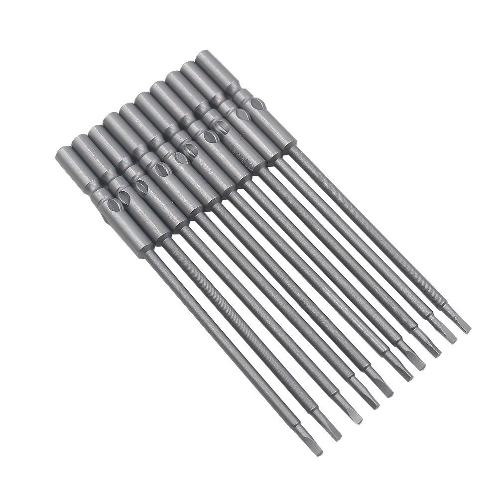 s2钢带磁三角型电批头 801/802电动气动螺丝刀三角螺丝拆卸批咀