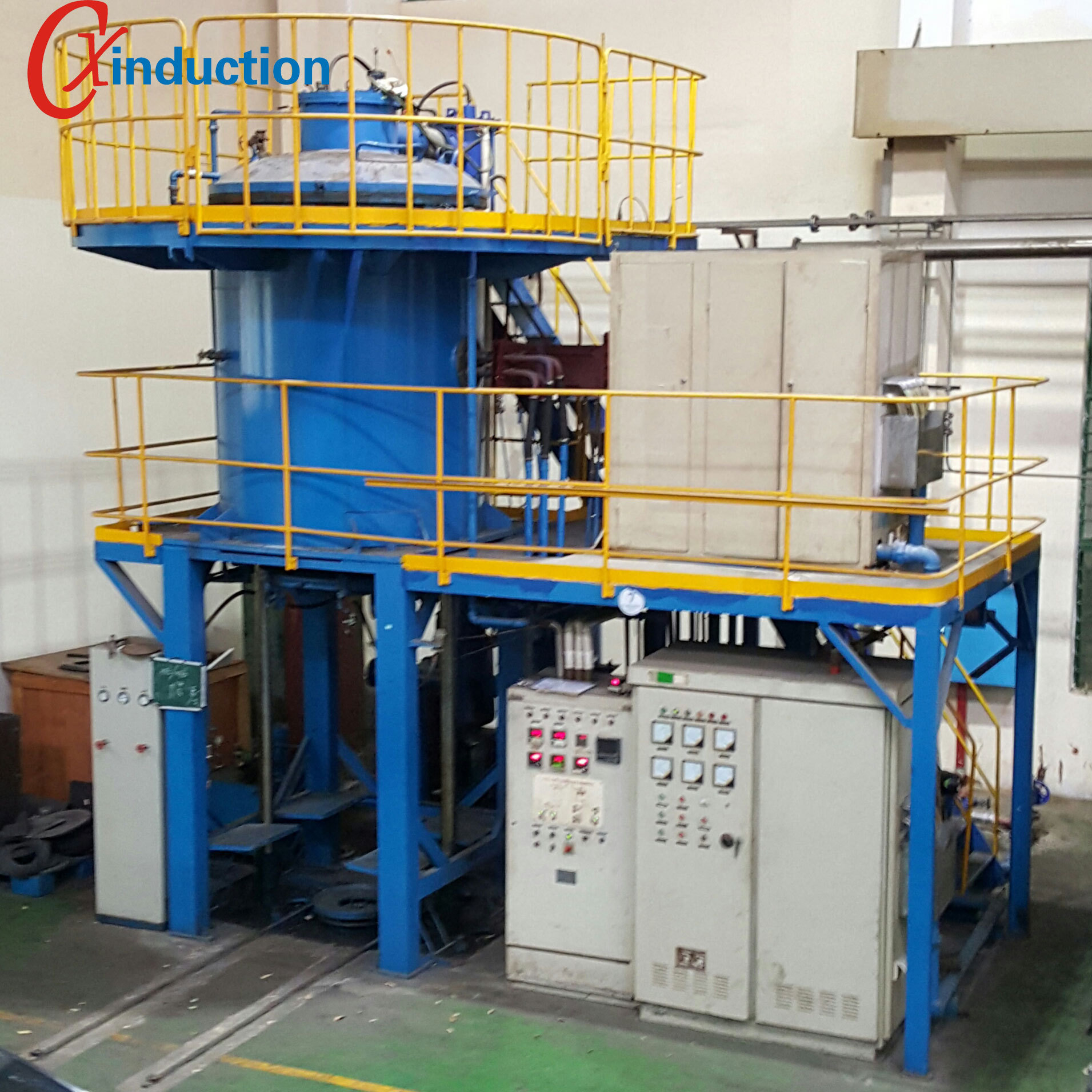 下出料式高温石墨化炉 中频感应加热炉