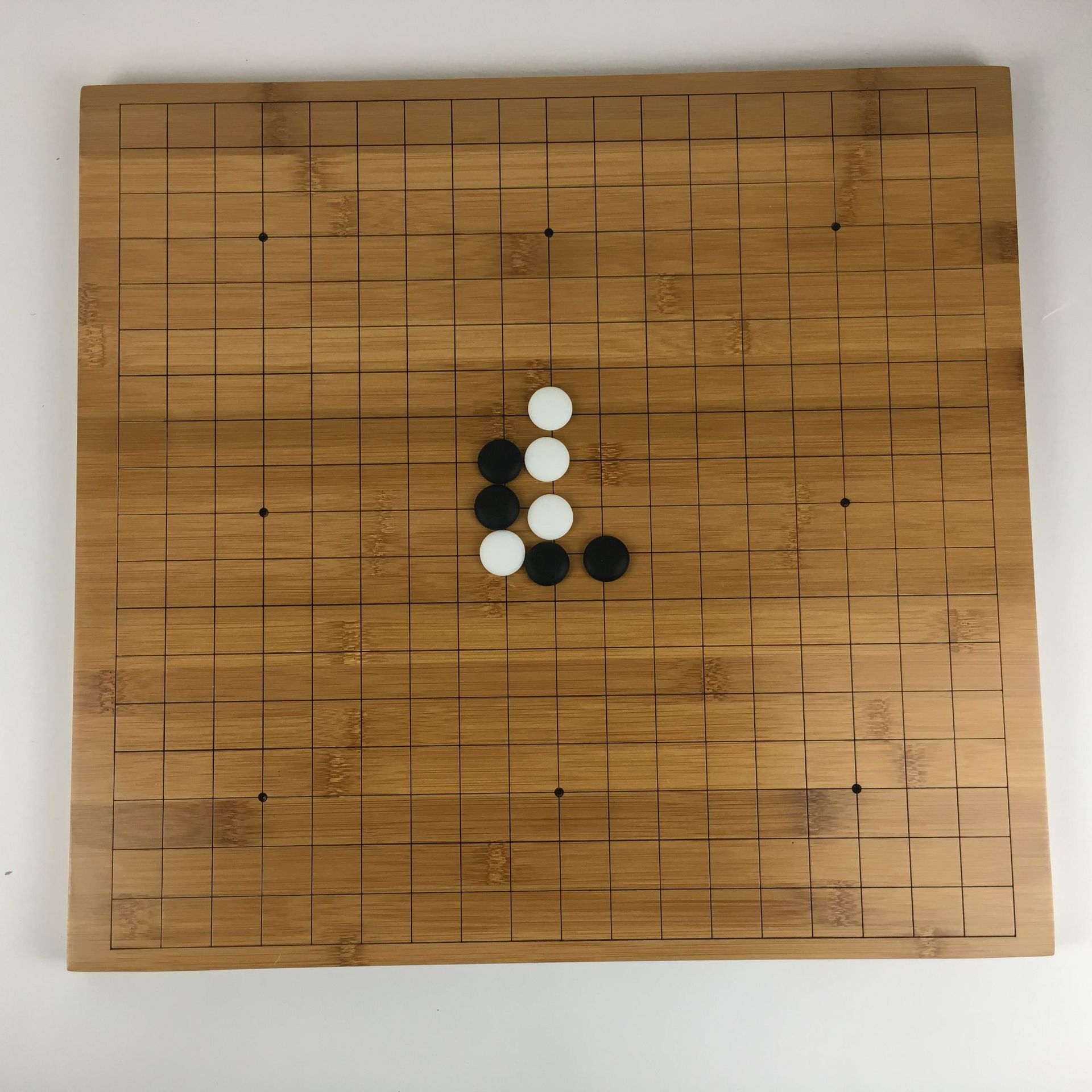 【厂家】2cm19路 13路楠竹围棋棋盘 实竹双面激光雕刻 可定制logo