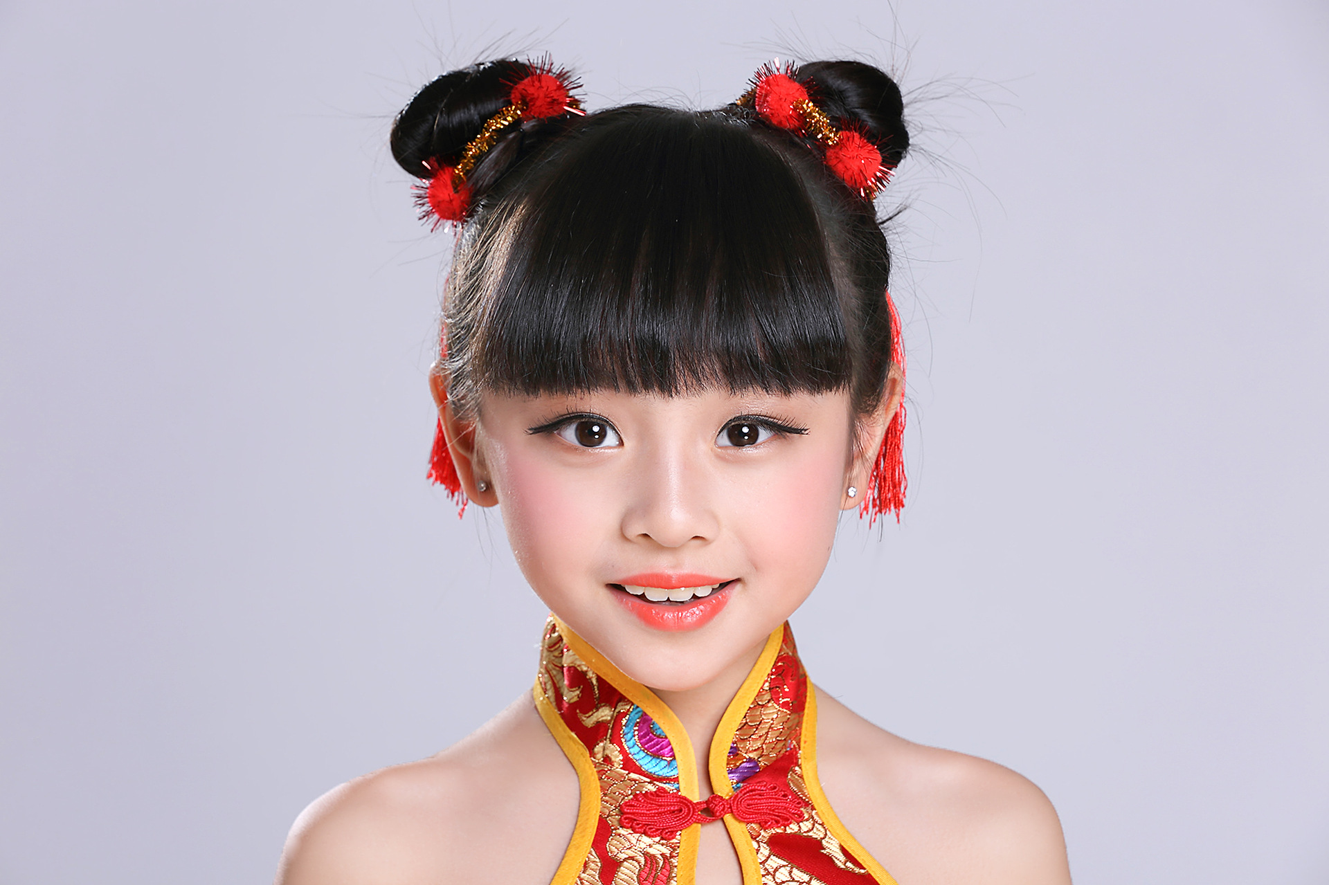 儿童元旦春节喜庆演出服灯笼男女童开门红秧歌幼儿民族舞蹈表演服