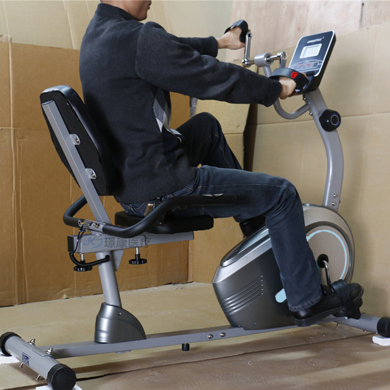 中老年上下肢功率车卧式磁控阻力健身器材康复训练脚踏车手脚并用