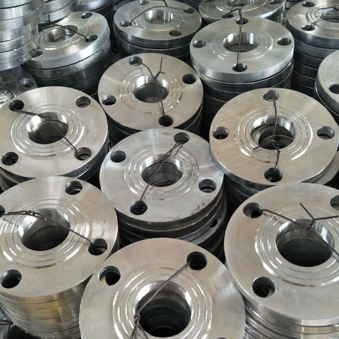 丝扣法兰内丝法兰批发镀锌螺纹法兰pn10pn16