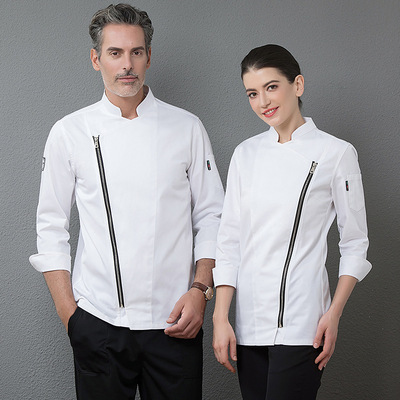 厨师工作服男长袖厨房工衣烘焙后厨衣服定制餐饮酒店餐厅服装秋冬