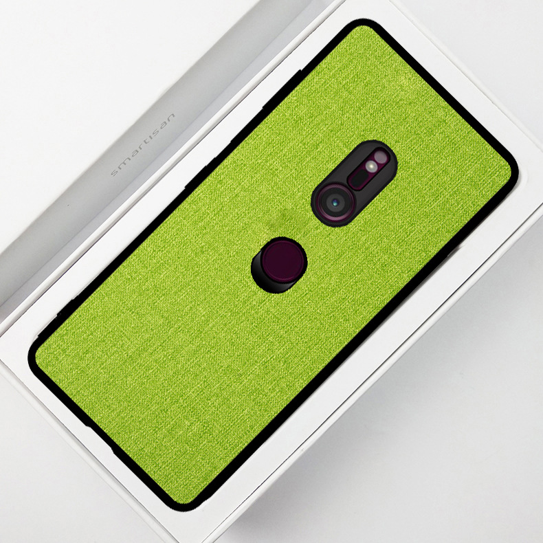 sony索尼xz3手机壳布纹xperia xz3保护套软边硬壳原创新款xz4后壳