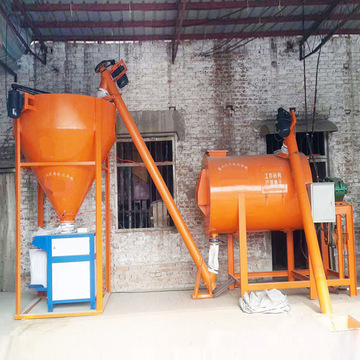批产3吨瓷砖粘结剂搅拌机干粉砂浆生产线小料添加剂混合机