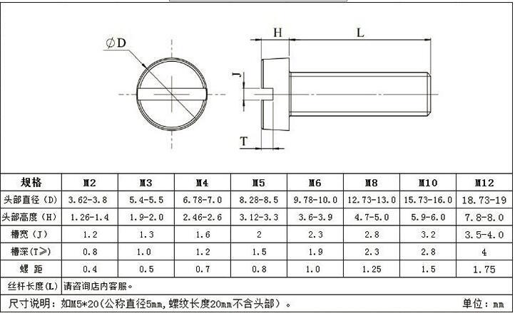 din84开槽圆柱头尼龙螺丝 塑料螺丝 m2 m3 m4m5m6m8m10螺栓 螺钉