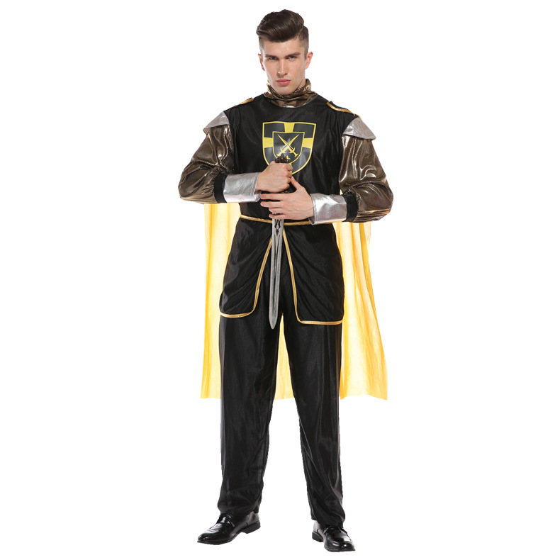 万圣节成人王子罗马武士国王服装服饰化妆舞会派对衣服演出套装