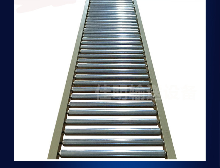 流水线滚筒 电动滚筒式输送机 无动力滚轴输送线 车间滚轮传送带