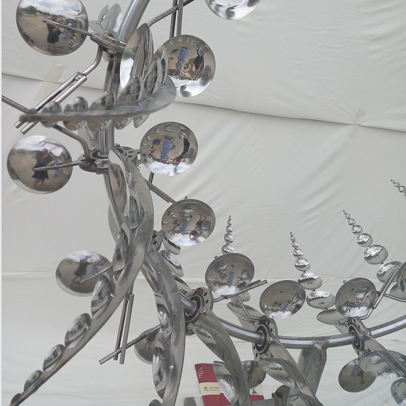 定制风动不锈钢雕塑艺术大型户外风力城市广场景观创意公园摆件