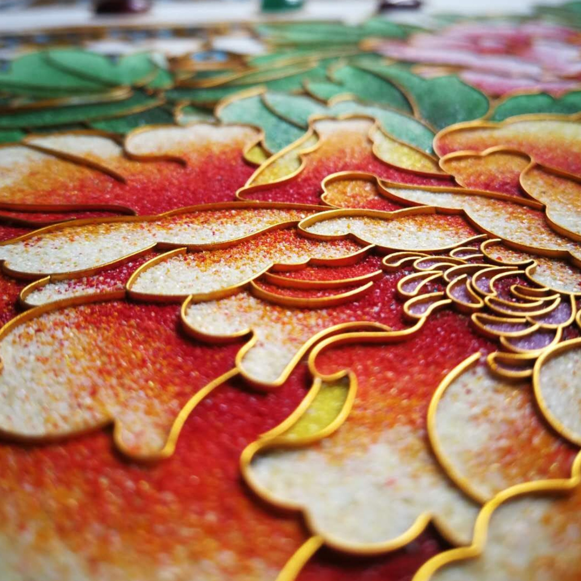 工厂直销景泰蓝掐丝珐琅纯手工绘制艺术收藏佛像唐卡释迦牟尼佛